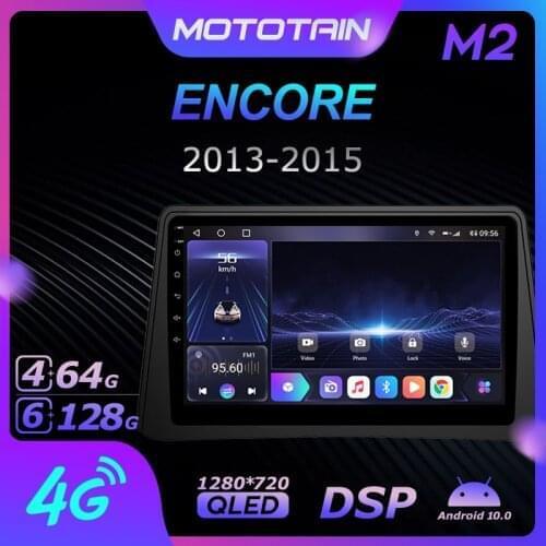 1280*720 Android 10.0 Mototain Car Multimedia Auto Radio for Buick ENCORE 2013 - 2015 4G LTE Audio GPS Player 8 Core 6G 128G