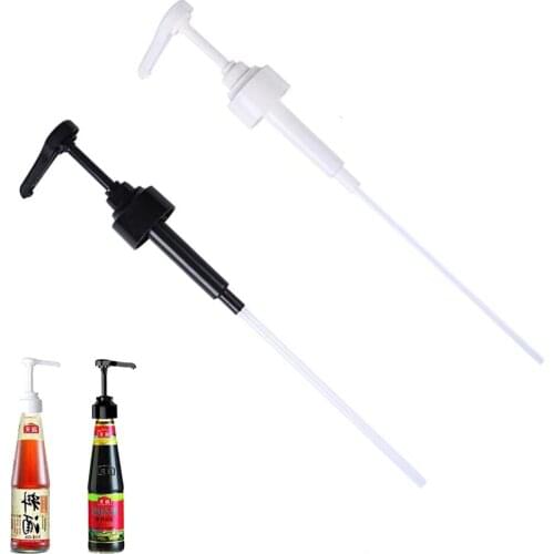 2Pcs Syrup Bottle Nozzle Pressure Gallon Pump Dispenser Oyster Sauce Bottle Nozzle Squeeze Oil Sprayer Kitchen Gadgets 2020