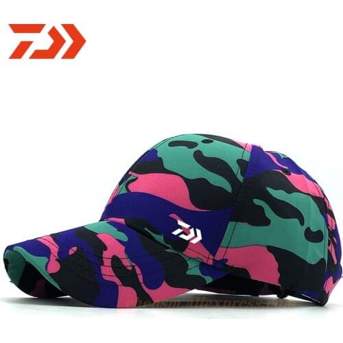 2021 New Dawa Men and Women Camo Baseball Cap Tactical Camouflage Snapback Fishing Breathable Hat High Quality Windproof Sun Cap