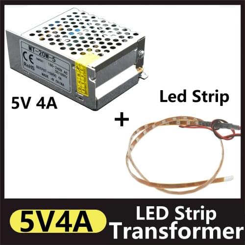 Power Supply Source AdapterDC Stabilized Power Supply 5V 20W Lighting Transformer Power Switching With Led Strip