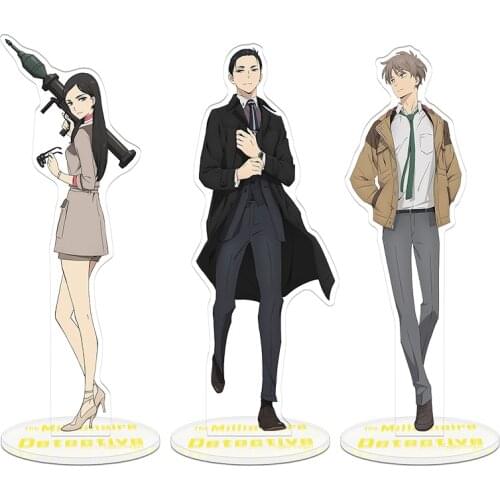 Anime The Millionaire Detective Balance: Unlimited Haru Kanbe Acrylic Figure Stand Model Display Cosplay Cartoon Desktop Decor