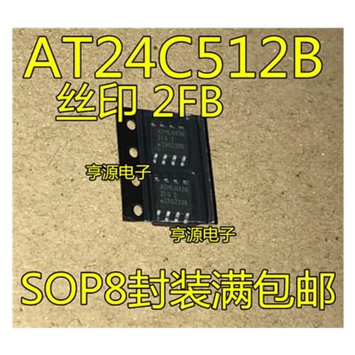 AT24C512BN-SH25-T SOP8 2FB2 AT24C512BN-SH