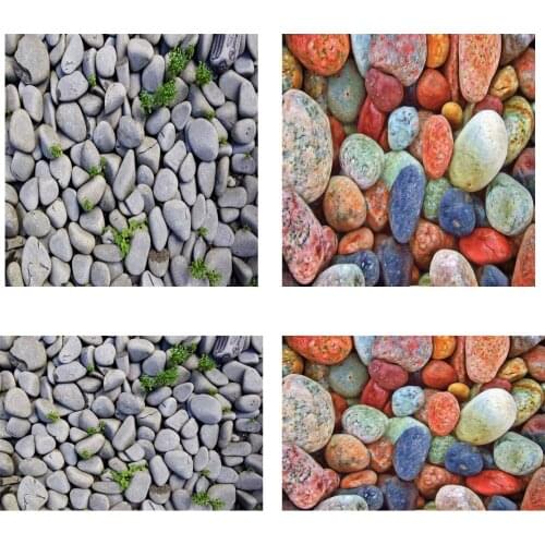 Colored Stones Pebble Photography Background Vinyl Cloth Photo Prop Backdrop