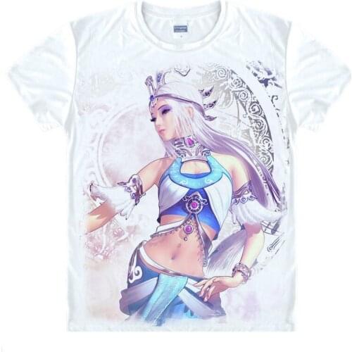 The Legend of Qin T-Shirts Multi-style Short Sleeve Shirts Qins Moon Shaosiming Shilan Dasiming Cosplay Shirt