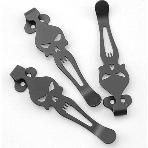 Titanium Alloy Pocket Knife Back Clip For Zero Tolerance ZT 0350 0300 0301 0700 0750 0200 0550 0750 Knives Waist Clamp DIY Tools