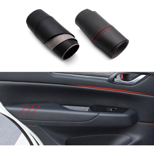 For Mazda CX-5 2016 2017 2018 Car Door Handle Panel Microfiber Leather Cover