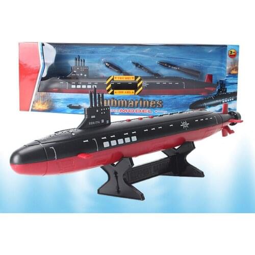 Simulated Military Nuclear Submarine Torpedo Model with Light Sound Kids Toy