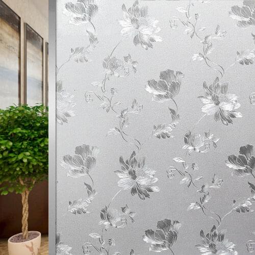 Glass Sticker Shading Opaque Bathroom Toilet Frosted Glass Stickers Window Sticker