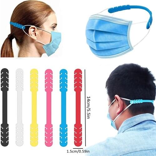 Adult Non slip Mask Holder Adjustable Silicone Mask Hook Hanging Buckle Extension Strap Ear Saver