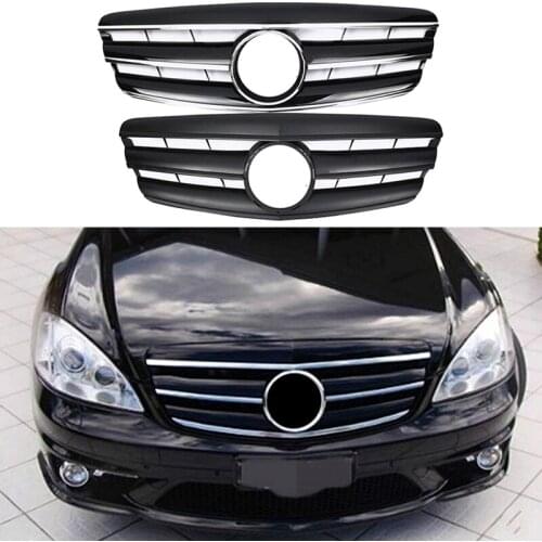 Front Racing Center Grille Facelift Bumper Grill For Mercedes Benz W221 S-Class 2006 2007 2008 2009