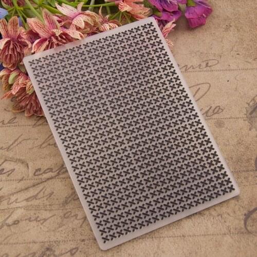 Plastic Embossing Folders Christmas Bell Embossing Folder for Card Making DIY Supplies Em127