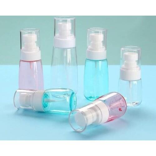 100ML Travel Packaging Transparent Press Storage Spray Bottle Portable Small Spray Bottle Watering Can Cosmetic Spray Bottle