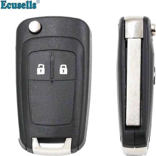 2 button blank remote Key Shell for Opel Astra J Zafira B Insignia Adam Astra J Cascade Karl Zafira C HU100 uncut