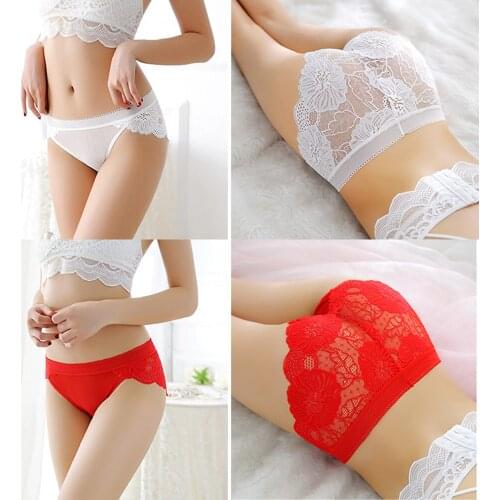 Sexy Low Waist Womens Panties SeamlessTransparent Lace Women Underpants Sports Panties Sexy G-String Fit Female Underwear