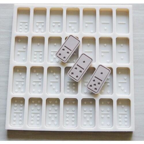 Dominos silicone mold DIY domino silicone resin craft silicone molds