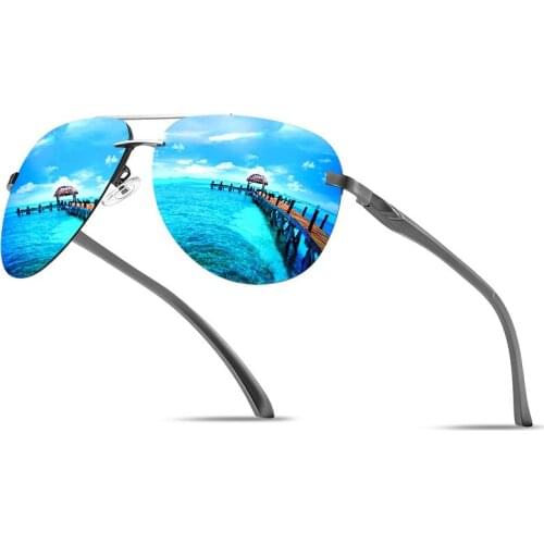 Sunglasses Men Polarized Pilot Man Sun Glasses Driving Aviation Male Glasses Alloy Frames Vintage Retro Sunglass-man Brand Uv400