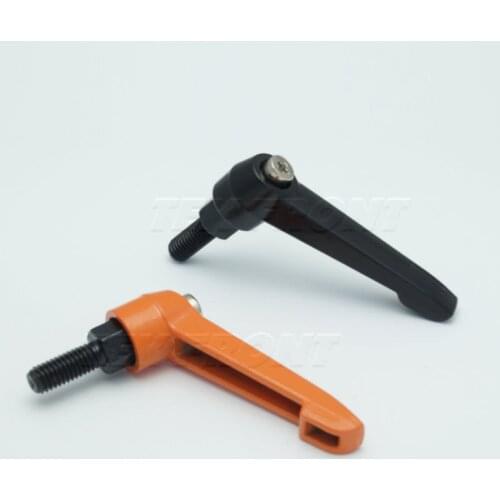 TF03002- M10x80xL(16-50mm) Zinc Alloy-Adjustable handle.Clamping lever
