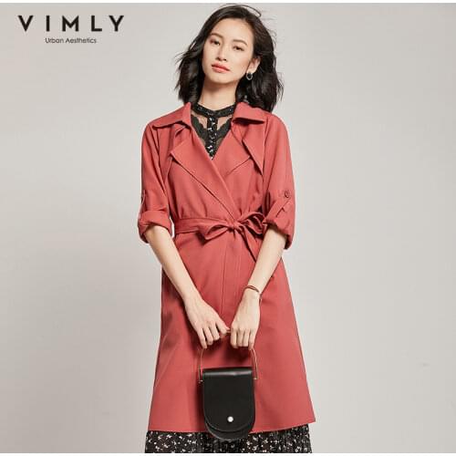 Vimly Women's Long Raincoats