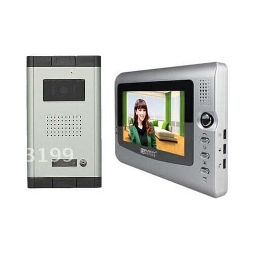 XinSiLu New style 7"color video door phone/doorphone /intercom system 1to1