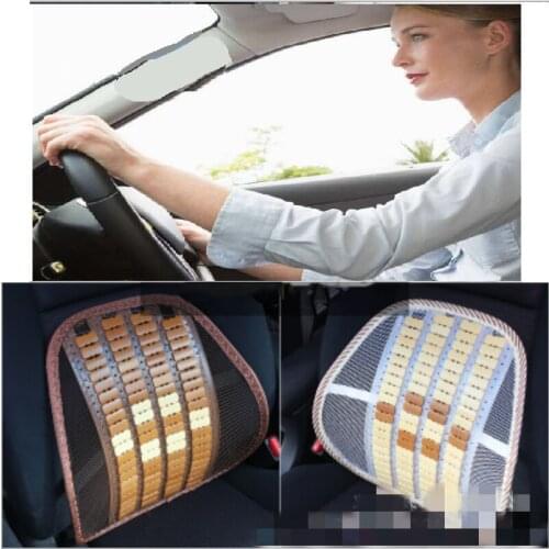 1PC Office Waist Cushion Car Interior Supplies Auto Interior Car Waist Back Summer Seat Breathable Lumbar Massage Lumbar Backres
