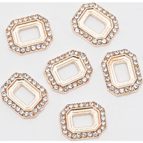 10pcs 3D Metal Alloy Gold Luxury Vintage Hollow out Lace Frame Nail Art Charms Jewelry DIY Craft Parts Decoration Accessiores