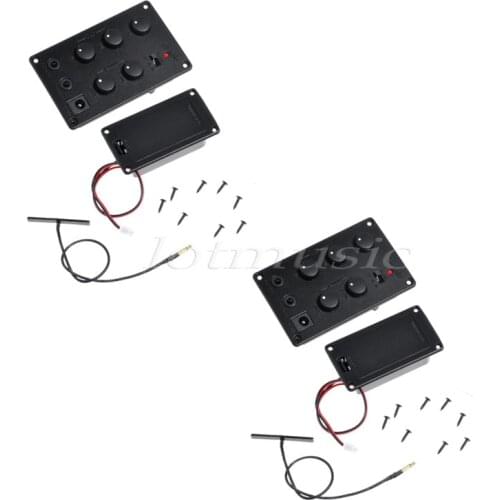 2Pcs New Piezo Cable 2 Band EQ Pickup System For Violin Parts