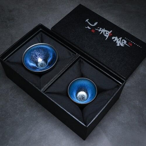 Were built lamp yong-hua zhang handmade blue demon ji tea light lent, undressed ore cup to cup sink ceramic masters cup