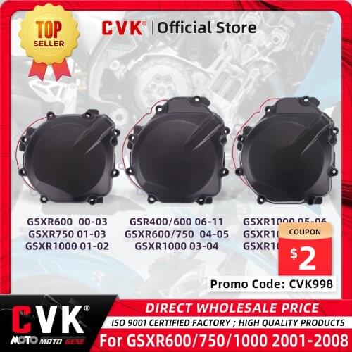 CVK Engine Cover Motor Stator Cover Side For SUZUKI GSXR600 GSXR750 GSXR1000 GSX-R 600 750 1000 2000 2001 2002 2003 2004 2005