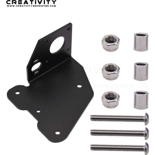 For 3D Printer Aluminum Dual Extrusion Mount Dual Z Axis Upgrade Plate Kit Dual Extruder Compatible with Ender3 Pro CR10