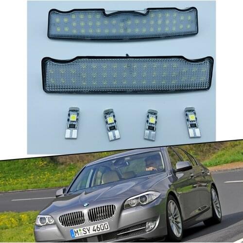 For BMW 5 Series F10 2010~2016 Interior Lights Dome Map Room Roof LED Lamps Reading Light Trunk Lamp Panel 520i 525i 530i 535i