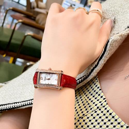 G&Z Ladies Watch With Leather Strap
