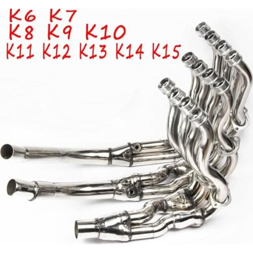 GSXR 600 750 Exhaust System Connect Link Pipe Header for GSXR600 GSXR750 2006 2007 2008 2009 2010 2011 2012 2013 2014 2015 Year