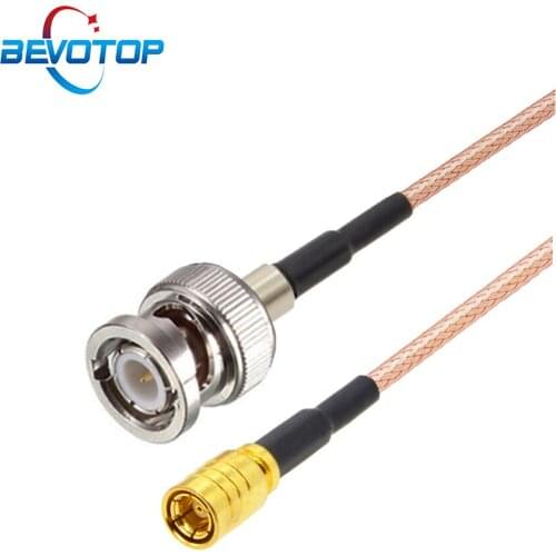 RG316 Cable 50 Ohm BNC Male Plug to SMB Female Jack RF Coaxial Connector Pigtail Extension Cord Jumper Adapter Cable 10CM~5M
