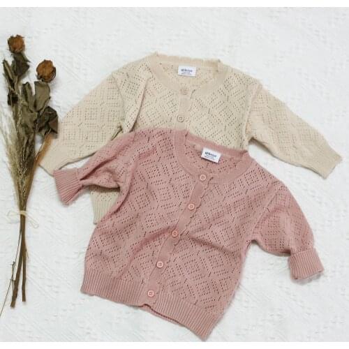 Baby Boys Girls Cardigan Autumn Cotton Sweater Top Baby Children Clothing Boys Girls Knitted Cardigan Sweater Kid Spring Clothes