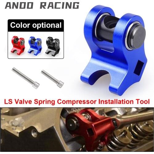 Aluminum Alloy Valve Spring Compressor Cylinder Head Installation Tool Kit Black Blue Red For LS1/LS2 Style