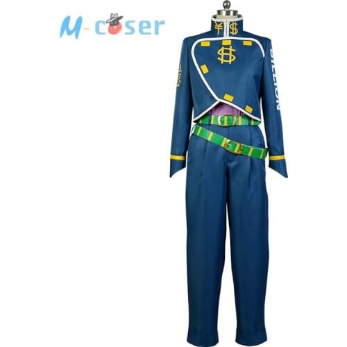 JoJos Bizarre Adventure Okuyasu Nijimura Cosplay Costume Custom made Full Set Costume