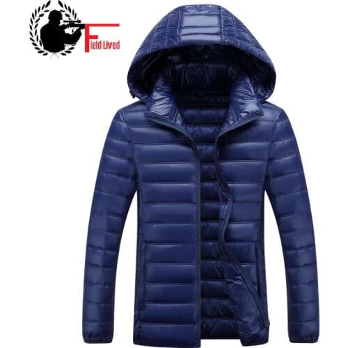 Winter Jacket Mens Hooded Windbreaker Parka Warm Cotton Padded Coat Casual Jacket Male Clothing Big Mens Size 4XL 5XL 6XL 7XL