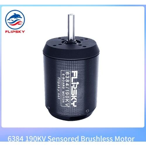 Belt Motor 6384 190KV 4000W DC Motor Shaft 8/10mm for Electric Skateboard E-Scooter Model Spare Parts 8mm Flipsky
