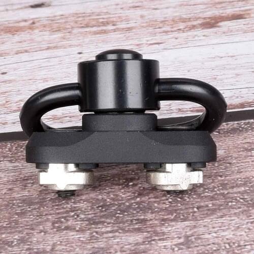 Mlok QD Sling Mount Sling Swivel Gun Sling Attachment for Mlok Rail Rifle Sling Adapter with Quick Release Button