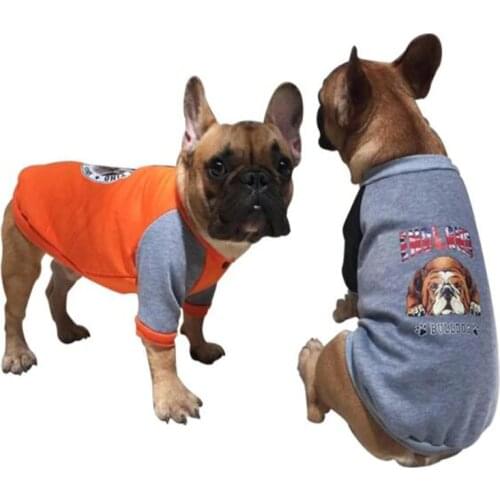 Fashion Dog Coat Hoodie Pet Jacket Bulldog Cotton Fleece Clothing Costume Fall Winter Outfit Clothes For Small/Medium/Large Dog