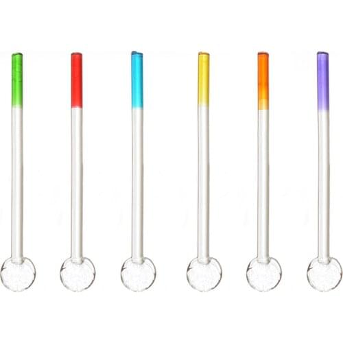 6 Pieces Set Glass Tea Spoon Creative Coffee Spoons Specialty Hotel Restaurant Mixing Spoons Gold Mix Evil Eye Bead Color