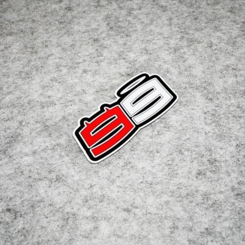 1PCS Motorcycle Oil Tank Helmet Decorate Sticker Decal Car Styling for Jorge Lorenzo 99