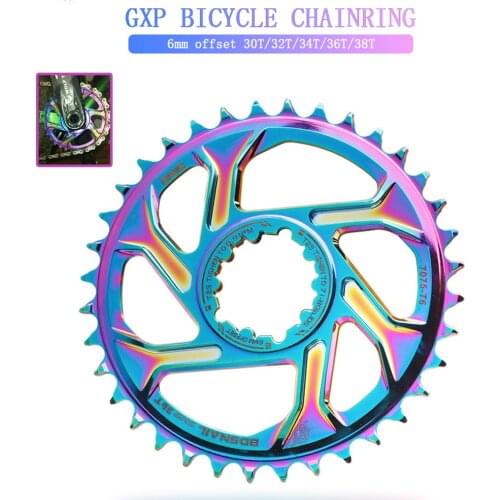 New MTB Bike GXP Chainwheel 30T 32T 34T 36T 38T Crown Bicycle Chainring for Sram 11/12S NX XX XO GX GXP11 Single Disc Tray