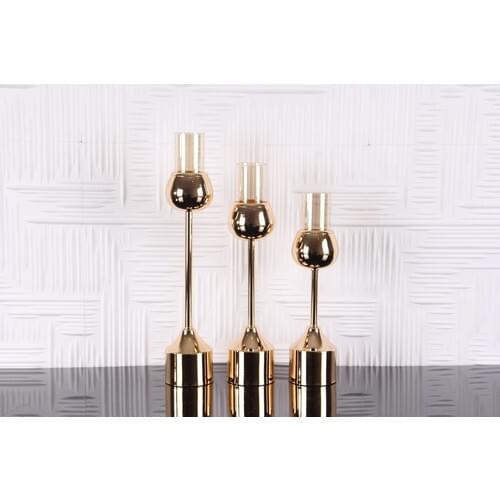 Marrlife Simple Tulip Candlestick 3'lü Set