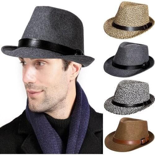 Spring Summer Straw Hat for Men Fedora Femme Summer Beach Visor Jazz Caps Outdoor Travel Causal Sun Hats Male Barry.Wang