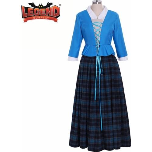 Scottish highland dress outlander cosplay costume dress custom made