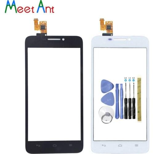 High Quality 5.0" For Huawei Ascend G630 Touch Screen Digitizer Sensor Outer Front Glass Lens Panel Black White