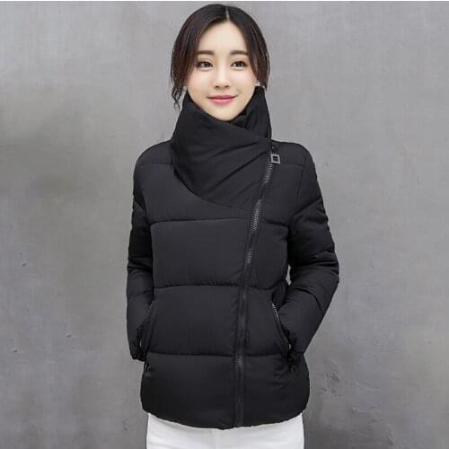 Fad Winter Mujer Parkas Solid Jacket Women Plus Size Windproof Design Stand Collar Solid Thick Casual Coat Femme Kobieta Kurtka