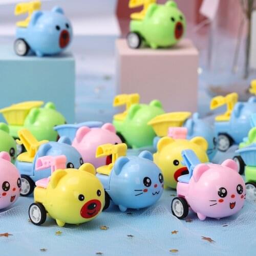 1Pcs/6Pcs Pull Back Car Toys Pull Back Bus Truck Kids Toys Children Boy Gift GYH Car Children Racing Car Baby Mini Cars Cartoon