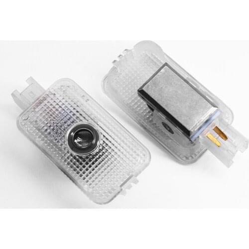 2pcs led Car Door light laser projector lamp For Subaru Tribeca XV Forester Legacy Outback Impreza Car Logo welcome light